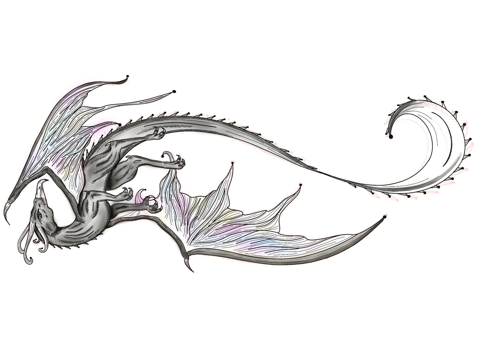 Dragon Ink Sketch