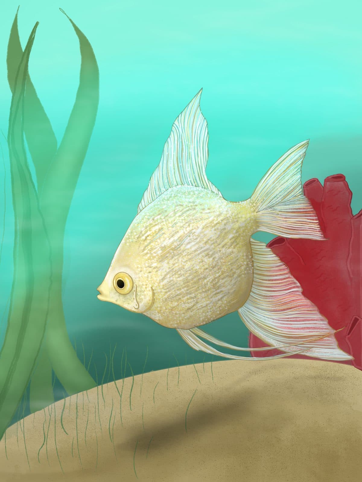 Goldfish Underwater