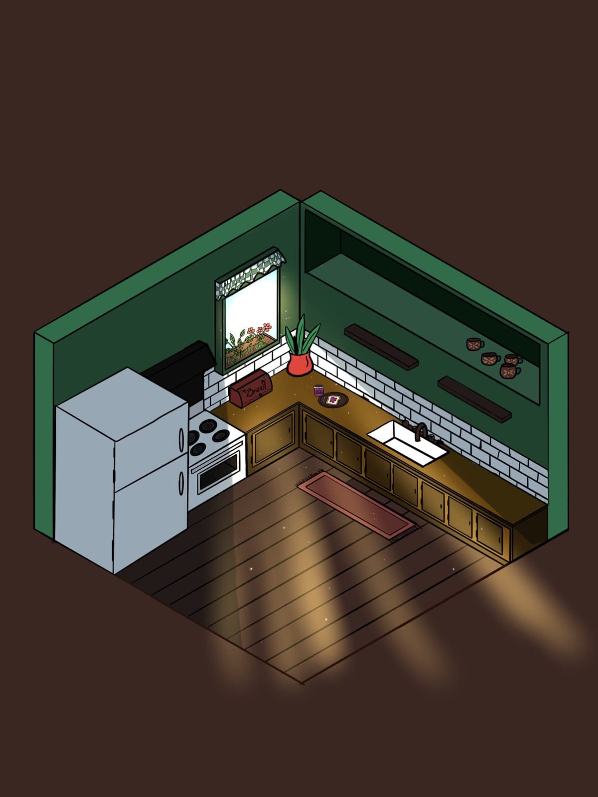Isometric Kitchen