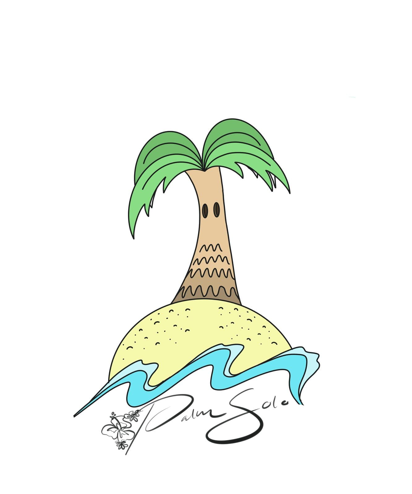 Palm Island Sketch