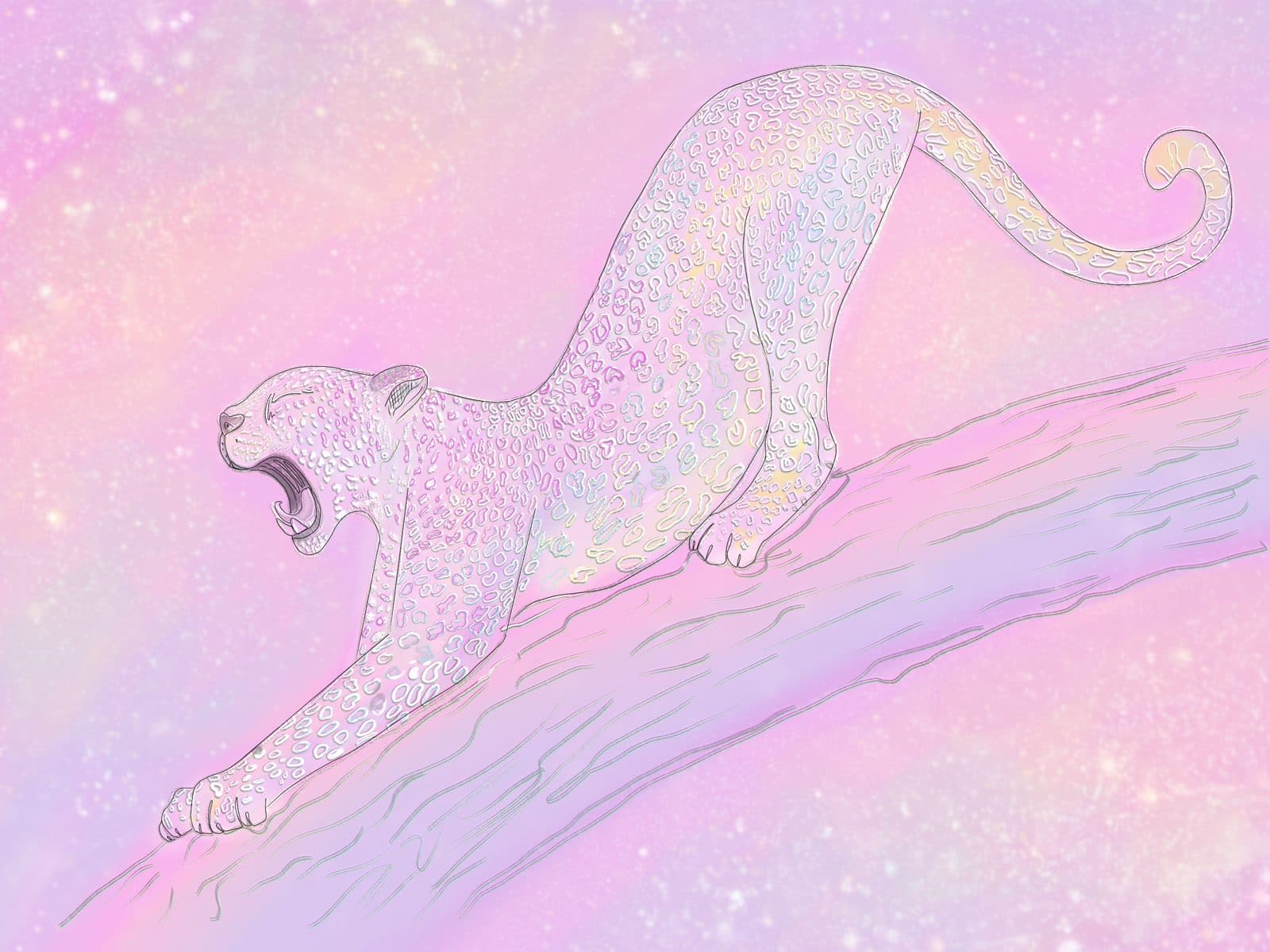Pink Leopard Clouds
