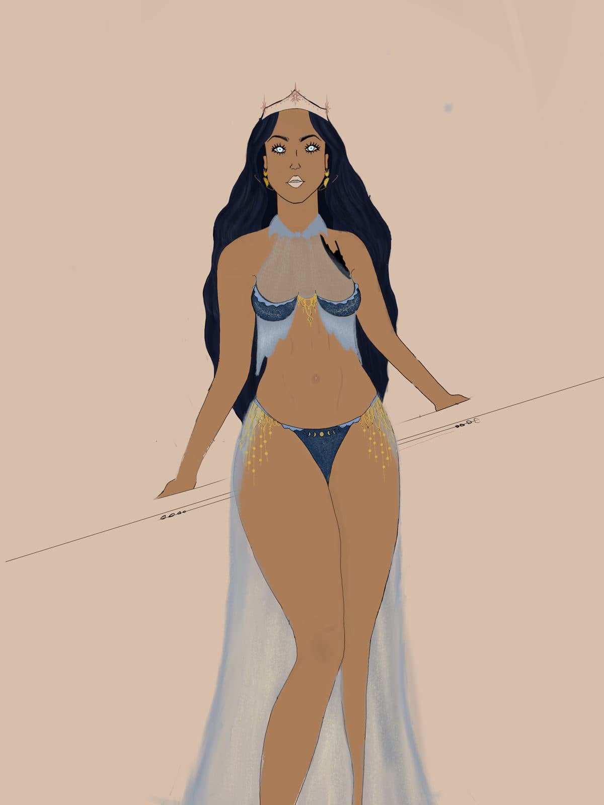 Pocahontas Style Figure