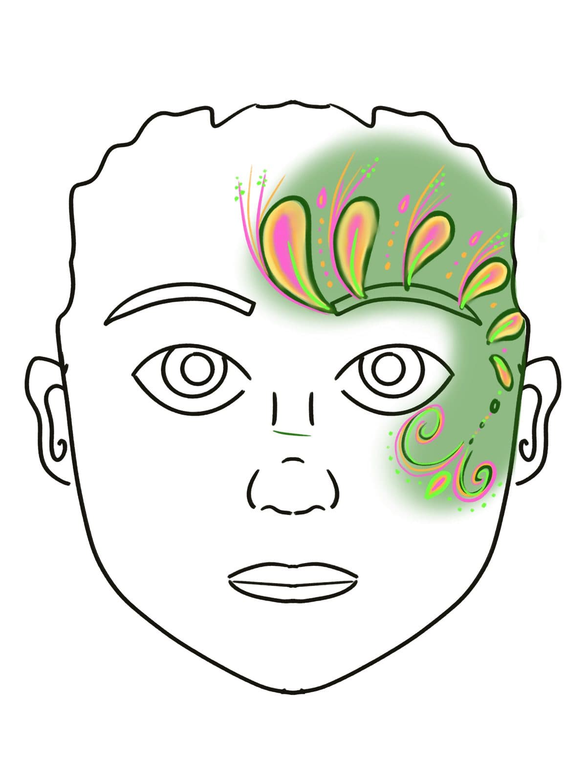 Green Paisley