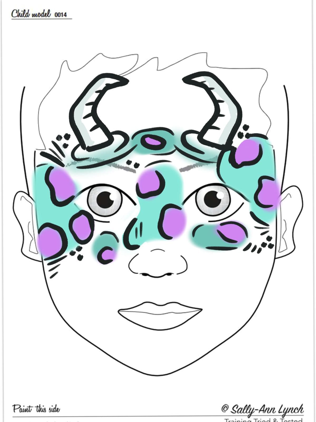Purple Spots Horns